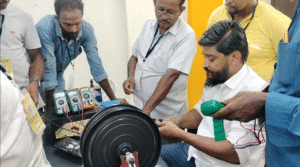 Hands-on EV motor practical session